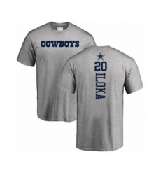 Football Dallas Cowboys #20 George Iloka Ash Backer T-Shirt