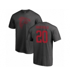 Football Atlanta Falcons #20 Kendall Sheffield Ash One Color T-Shirt