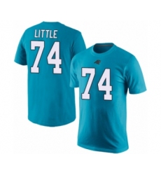 Football Men's Carolina Panthers #74 Greg Little Blue Rush Pride Name & Number T-Shirt