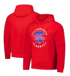 Men's Philadelphia Phillies Red Dunbrooke Champion Pullover Hoodie