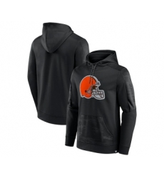 Men's Cleveland Browns Black On The Ball Pullover Hoodie