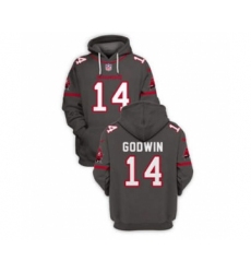 Men's Tampa Bay Buccaneers #14 Chris Godwin 2021 Gray Pullover Football Hoodie