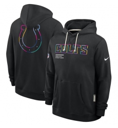 Men's Indianapolis Colts Black 2025 Crucial Catch Dri-FIT Hoodie