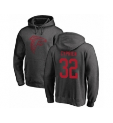 Football Atlanta Falcons #32 Johnathan Cyprien Ash One Color Pullover Hoodie