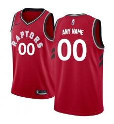  Men's Toronto Raptors Nike Red Swingman Custom Jersey - Icon Edition