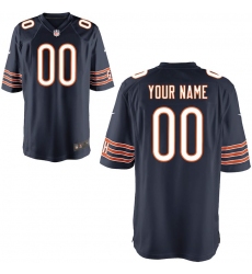 Youth Chicago Bears Nike Navy Custom Game Jersey