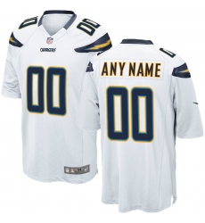 Nike Men's Los Angeles Chargers Customized Game White Jersey