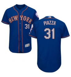 Men's Majestic New York Mets #31 Mike Piazza Royal/Gray Alternate Flex Base Authentic Collection MLB Jersey
