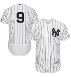 Men's Majestic New York Yankees #9 Roger Maris White Home Flex Base Authentic Collection MLB Jersey