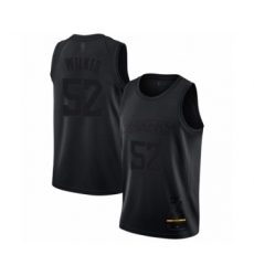 Men's Los Angeles Lakers #52 Jamaal Wilkes Swingman Black MVP Basketball Jersey