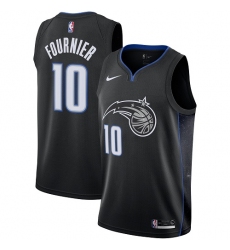 Men's Nike Orlando Magic #10 Evan Fournier Swingman Black NBA Jersey - City Edition
