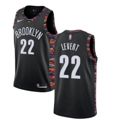 Youth Nike Brooklyn Nets #22 Caris LeVert Swingman Black NBA Jersey - 2018 19 City Edition