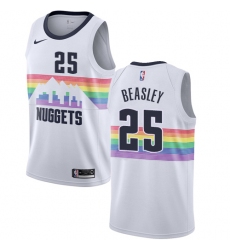Youth Nike Denver Nuggets #25 Malik Beasley Swingman White NBA Jersey - City Edition