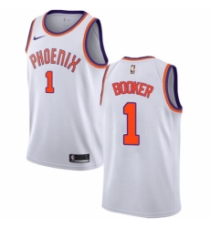 Women's Nike Phoenix Suns #1 Devin Booker Authentic NBA Jersey - Association Edition