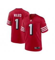 Men’s San Francisco 49ers #1 Jimmie Ward Nike Scarlet Alternate Game Jersey