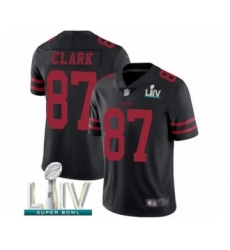 Men's San Francisco 49ers #87 Dwight Clark Black Alternate Vapor Untouchable Limited Player Super Bowl LIV Bound Football Jersey
