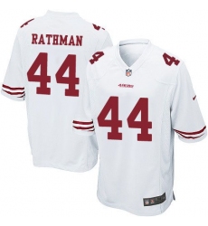 Men's Nike San Francisco 49ers #44 Tom Rathman Game White NFL Jersey