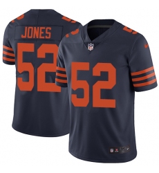 Men's Nike Chicago Bears #52 Christian Jones Navy Blue Alternate Vapor Untouchable Limited Player NFL Jersey