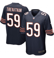 Men's Nike Chicago Bears #59 Danny Trevathan Game Navy Blue Team Color NFL Jersey