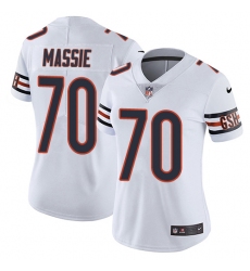 Women's Nike Chicago Bears #70 Bobby Massie White Vapor Untouchable Limited Player NFL Jersey
