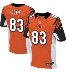 Men's Nike Cincinnati Bengals #83 Tyler Boyd Elite Orange Alternate NFL Jersey