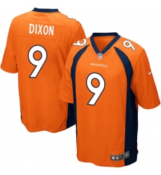 Men's Nike Denver Broncos #9 Riley Dixon Game Orange Team Color NFL Jersey