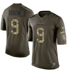 Youth Nike Denver Broncos #9 Riley Dixon Elite Green Salute to Service NFL Jersey