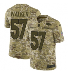 Youth Nike Denver Broncos #57 Demarcus Walker Limited Camo 2018 Salute to Service NFL Jersey
