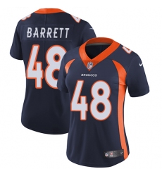 Women's Nike Denver Broncos #48 Shaquil Barrett Navy Blue Alternate Vapor Untouchable Limited Player NFL Jersey