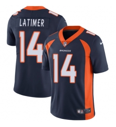 Youth Nike Denver Broncos #14 Cody Latimer Navy Blue Alternate Vapor Untouchable Limited Player NFL Jersey