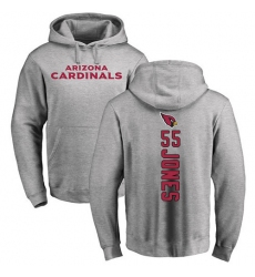 NFL Nike Arizona Cardinals #55 Chandler Jones Ash Backer Pullover Hoodie