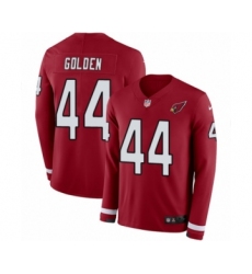 Youth Nike Arizona Cardinals #44 Markus Golden Limited Red Therma Long Sleeve NFL Jersey