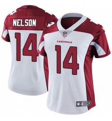 Women's Nike Arizona Cardinals #14 J.J. Nelson White Vapor Untouchable Limited Player NFL Jersey