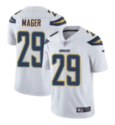 Youth Nike Los Angeles Chargers #29 Craig Mager White Vapor Untouchable Limited Player NFL Jersey