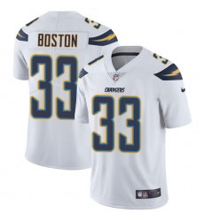 Youth Nike Los Angeles Chargers #33 Tre Boston Elite White NFL Jersey