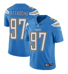 Youth Nike Los Angeles Chargers #97 Jeremiah Attaochu Electric Blue Alternate Vapor Untouchable Limited Player NFL Jersey