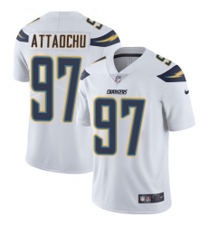 Youth Nike Los Angeles Chargers #97 Jeremiah Attaochu Elite White NFL Jersey