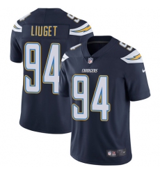 Youth Nike Los Angeles Chargers #94 Corey Liuget Elite Navy Blue Team Color NFL Jersey