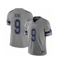 Women's Dallas Cowboys #9 Tony Romo Limited Gray Inverted Legend Football Jersey