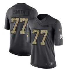 Youth Nike Dallas Cowboys #77 Tyron Smith Limited Black 2016 Salute to Service NFL Jersey Youth Nike Dallas Cowboys #77 Tyron Smith Limited Black 2016 Salute to Service NFL Jersey