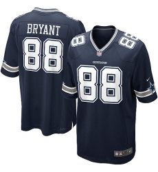 Men's Nike Dallas Cowboys #88 Dez Bryant Game Navy Blue Team Color NFL Jersey