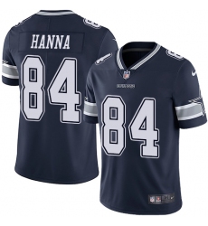 Youth Nike Dallas Cowboys #84 James Hanna Navy Blue Team Color Vapor Untouchable Limited Player NFL Jersey