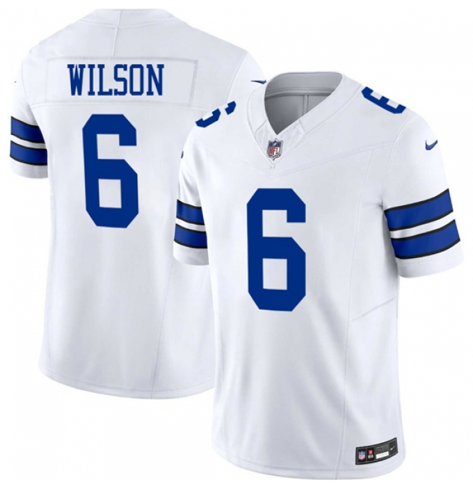 Men's Dallas Cowboys #6 Donovan Wilson White 2025 F.U.S.E Vapor Untouchable Limited Football Stitched Jersey