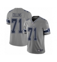 Men's Dallas Cowboys #71 La'el Collins Limited Gray Inverted Legend Football Jersey