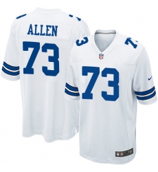 Men's Nike Dallas Cowboys #73 Larry Allen Game White NFL Jersey