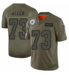 Youth Dallas Cowboys #73 Larry Allen Limited Camo 2019 Salute to Service Football Jersey