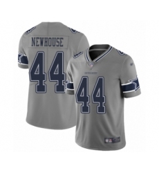 Men's Dallas Cowboys #44 Robert Newhouse Limited Gray Inverted Legend Football Jersey
