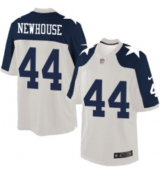 Men's Nike Dallas Cowboys #44 Robert Newhouse Limited White Throwback Alternate NFL Jersey