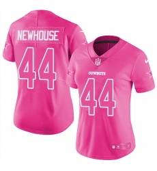Women's Nike Dallas Cowboys #44 Robert Newhouse Limited Pink Rush Fashion NFL Jersey
