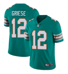 Youth Nike Miami Dolphins #12 Bob Griese Elite Aqua Green Alternate NFL Jersey